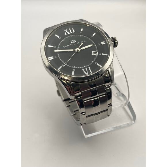 Tommy Hilfiger TH.85.1.14.0814 Men Watch 42mm New Battery Wrist 6.5-6.75 WR Date - Picture 5 of 10